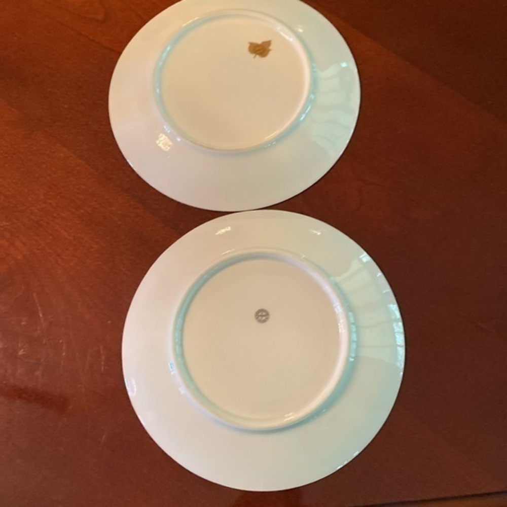 Vintage Handpainted China by Pickard set of 2 plates 8” - Picture 2 of 2